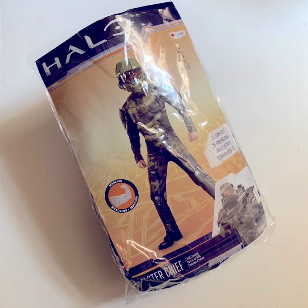 HALO MASTERCHIEF Boys Halloween Costume Size Small (7-8)